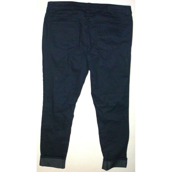 New NWT Womens 4 27 32 Prana Kara Jeans Straight Dark Blue Cuff Long Stretch Org - Picture 7 of 7